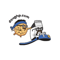Ride Or Die Cookie Sticker by Doughp