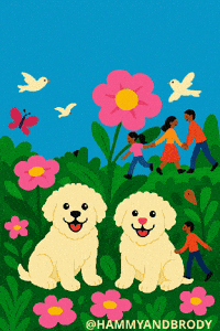 Planet Earth Dog GIF by HammyandBrody