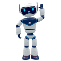 Robot Plane Sticker by Aeromexico