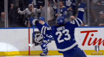 Happy Toronto Maple Leafs GIF by NHL