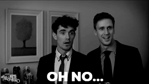 Oh No Fah GIF by FoilArmsandHog