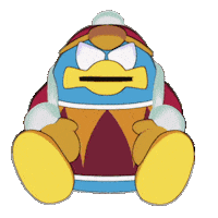 Thevishisland spin king dedede dedede Sticker