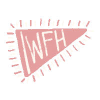 itsxlaur wtf work home office Sticker