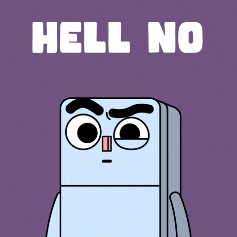 Not Gonna Happen No Way GIF by Nexio