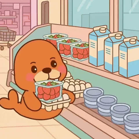 Shopping Chibi GIF by FROSTYS