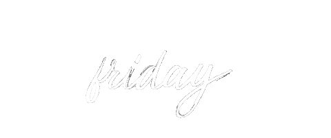 Friday Lettering Sticker