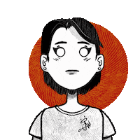 Art Girl Sticker