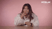 OFFBLAK drink bye tea eye GIF