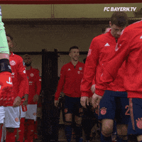 Excited Champions League GIF by FC Bayern Munich