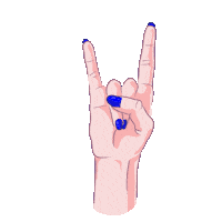 rock power Sticker by yip yips