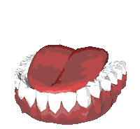 Art Tongue Sticker by badblueprints