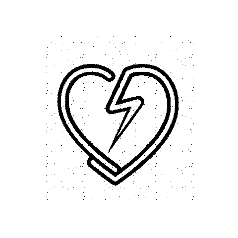 PWRHOUSEfitness giphygifmaker heart workout electric Sticker