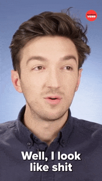 I Look Like Shit Makeup GIF by BuzzFeed