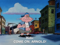 hey arnold nickelodeon GIF