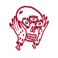 The Scream Sticker by violeta.exa