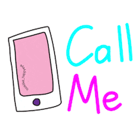 Looklike_happyeye mobile home phone call Sticker