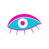 Evil Eye Wow Sticker