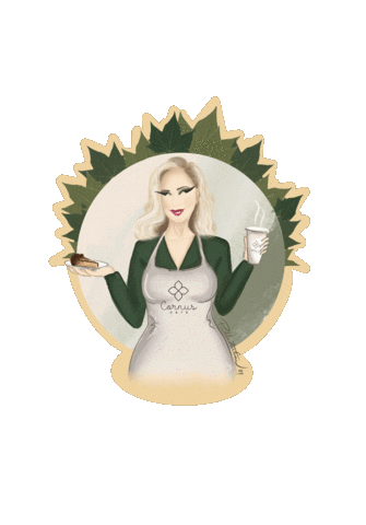 Logo Eating Sticker by clemence_co