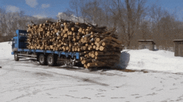 firewood satisfying GIF