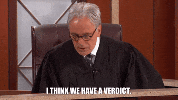 We Have A Verdict