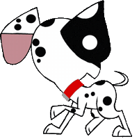 101 Dalmatians Dog Sticker