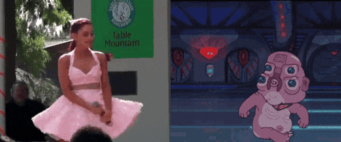 SteamyTangy giphyupload rick and morty arianna grande GIF
