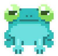 SteveKstickers pixel pixel art frog toad Sticker