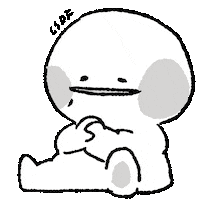 Sad Worry Sticker