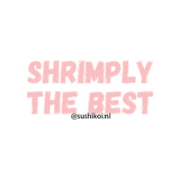 Shrimp Sushilovers Sticker by Sushi Koi