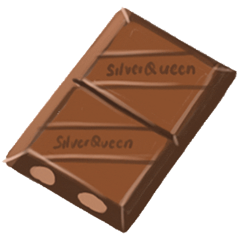 silverqueenid giphyupload chocolate valentine choco Sticker