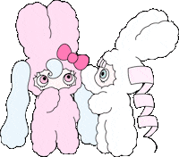 Bunny Rabbit Sticker by mineco
