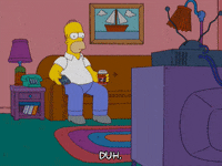 homer simpson beer GIF