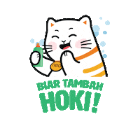Cat Ramadan Sticker by Bank Neo Commerce