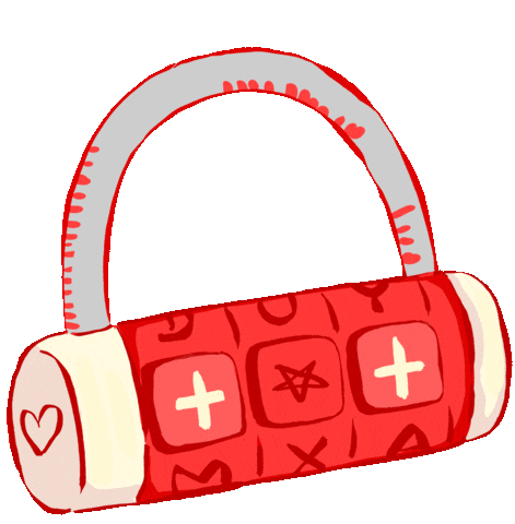 Lock Love Sticker by Marthy Green