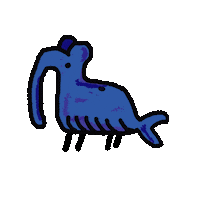 fish save Sticker by Animals Facing Left