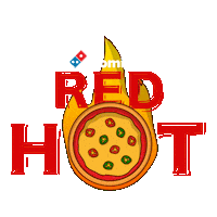 Hungry Fire Sticker by Domino's India
