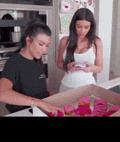 Smelling Kourtney Kardashian GIF by Jess Stempel