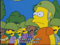 Season 1 Army GIF by The Simpsons