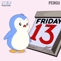 Friday The 13Th Penguin GIF by Pudgy Penguins