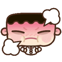 Angry Mark Sticker
