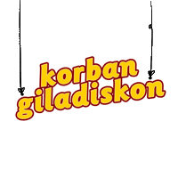 giladiskon giladiskon korbangiladiskon Sticker