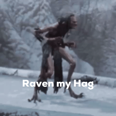 howardees_ giphycreatortest raven my hag GIF
