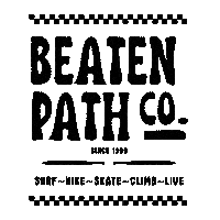 beatenpathco smile hard miles dittmar beaten path beaten path co Sticker