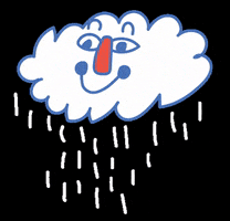 wessstudio illustration rain storm lluvia GIF