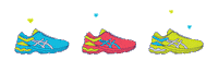 Run Running Sticker by ASICS