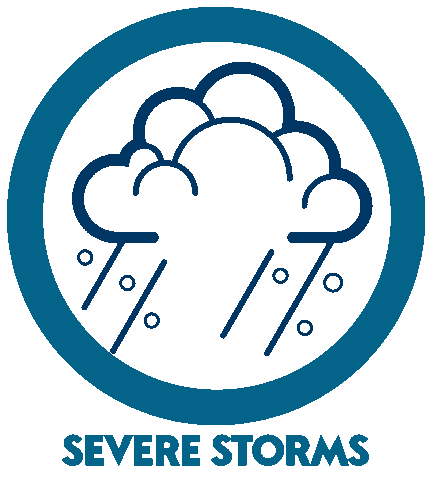 Storms Sticker by Listos California