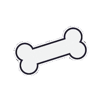 Snack Knochen Sticker by 4fluffy.shop