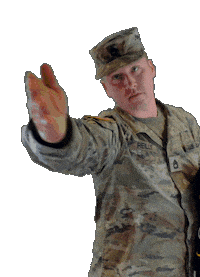 Look Here Point Sticker by Only_Reilly