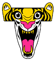 tiger Sticker by Studios Stickers
