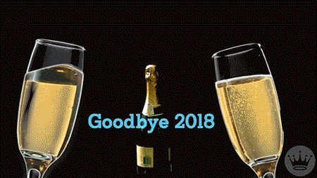 Happy New Year Glasses GIF by Hallmark Gold Crown